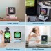 Retro Pixel Art Bluetooth Portable Speaker Alarm Clock DIY LED Screen By APP Electronic Gadget Gift Home decoration