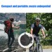 Smart Led Digital Display Wireless Cycling Bicycle Bluetooth Speaker Outdoor Portable Waterproof Subwoofer Hands-Free / Tf Card