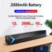 TV Sound Bar AUX USB Wired and Wireless Bluetooth Home Theater FM Radio Surround Sound Bar PC Speaker Computer Soundbar