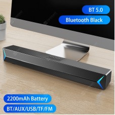 TV Sound Bar AUX USB Wired and Wireless Bluetooth Home Theater FM Radio Surround Sound Bar PC Speaker Computer Soundbar