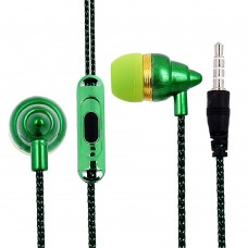 17 Coloured Braided Wire Earphone In-ear Earbuds