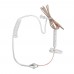 3.5mm Air Tube In Ear Phone Earphone Anti Radiation Earpiece with Microphone