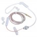 3.5mm Air Tube In Ear Phone Earphone Anti Radiation Earpiece with Microphone