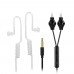 Anti-radiation 3.5mm Wired Air Tube Earphones with Microphone