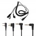 SH - 02K Air Acoustic Tube Mic Walkie Talkie Headset Earpiece