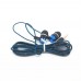 Woven Wire In-Ear Bass Electroplating General Earphone