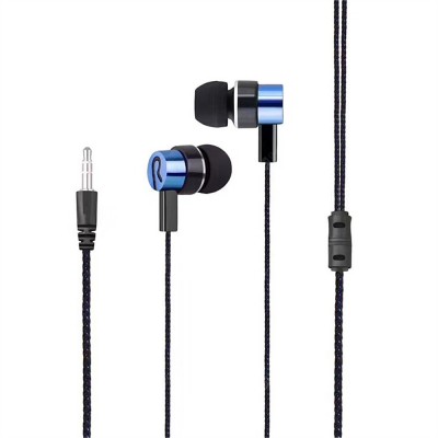 Woven Wire In-Ear Bass Electroplating General Earphone