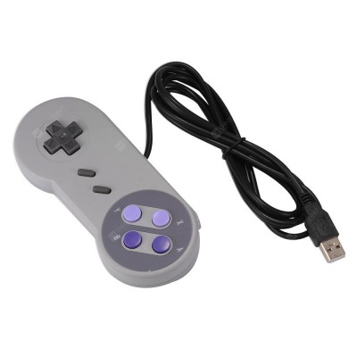 USB Classic Game Controller Gamepad for Super SNES