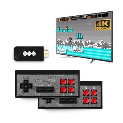 USB Wireless Handheld TV Video Game Console Build In 1400 Classic Game 4K 8 Bit Mini Video Console Support HDMI Output