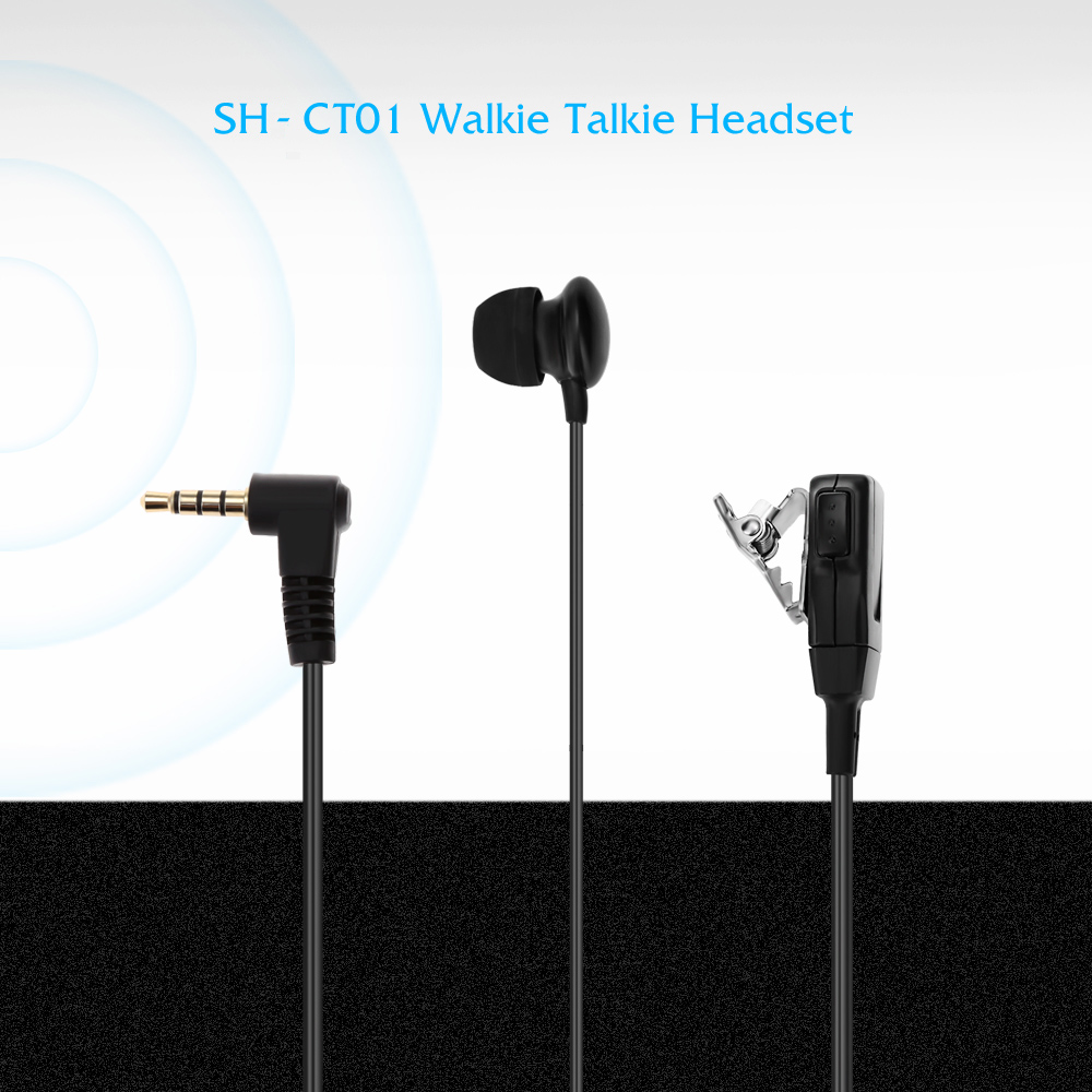 SH - CT01 Walkie Talkie Headset with Clip