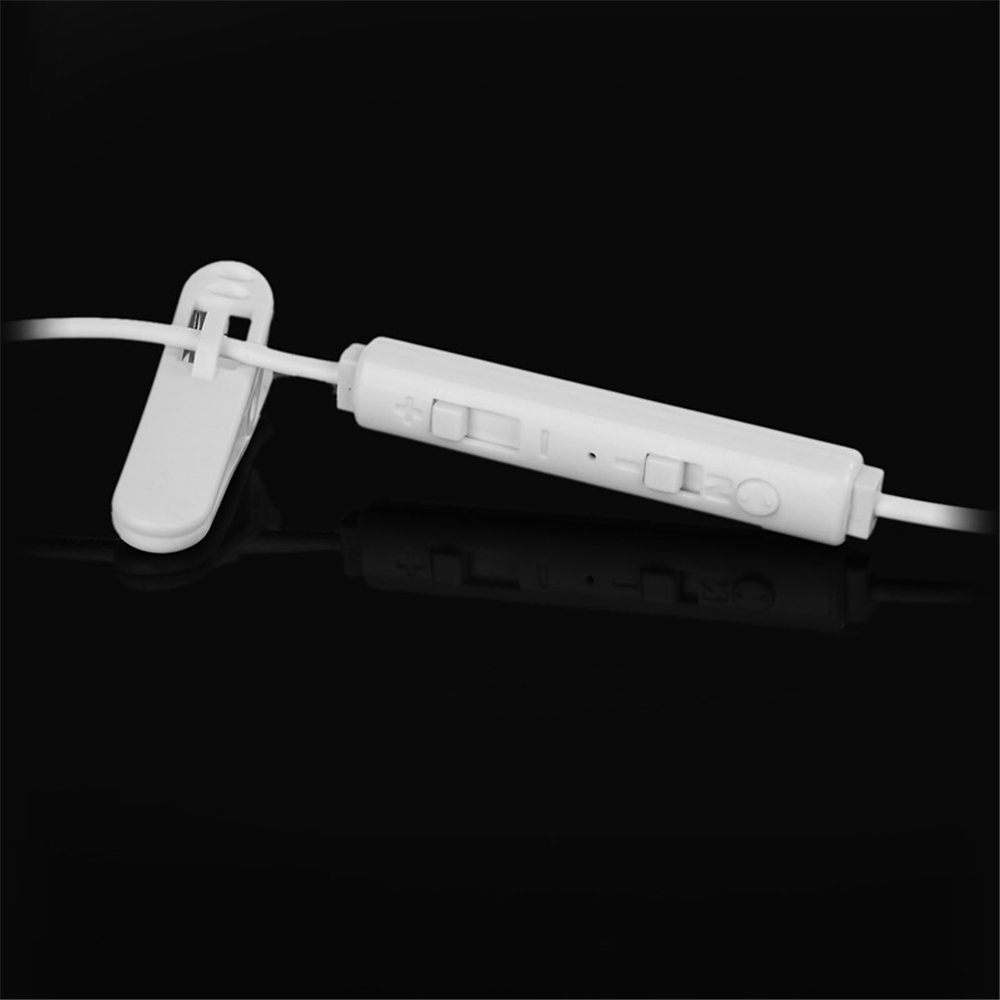 3.5mm Air Tube In Ear Phone Earphone Anti Radiation Earpiece with Microphone - Transparent