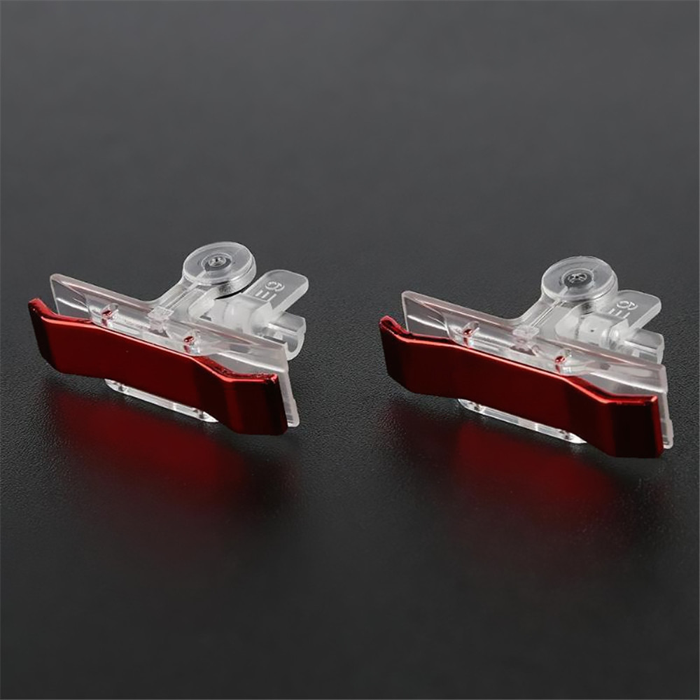 Mobile Game Fire Button Shooting Trigger Aim Key Joystick 2pcs- Red