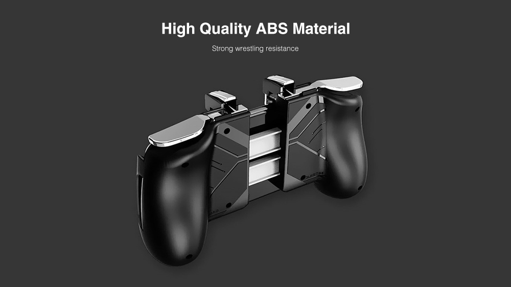 Mobile Phone Game Controller for PUBG Compatible L1R1 Trigger Joystick