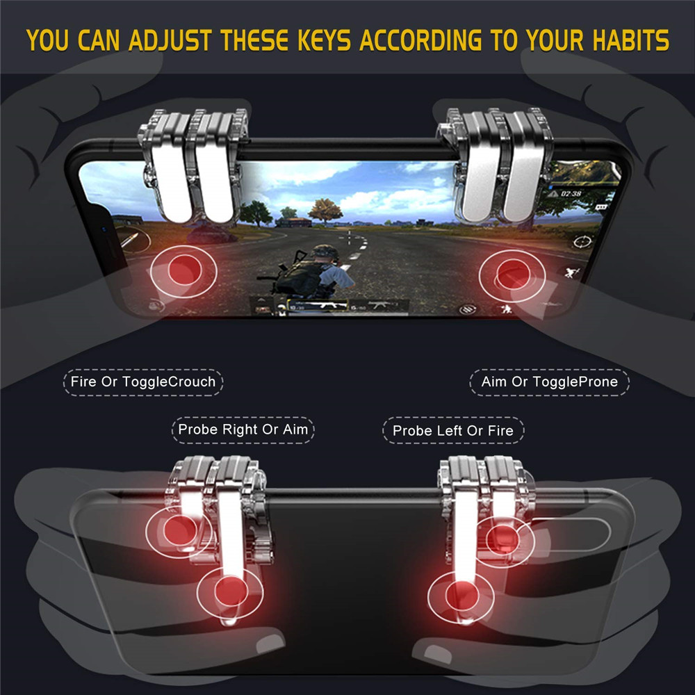 L1R1 Ultrasensitive Shot Firing Trigger Game Controller