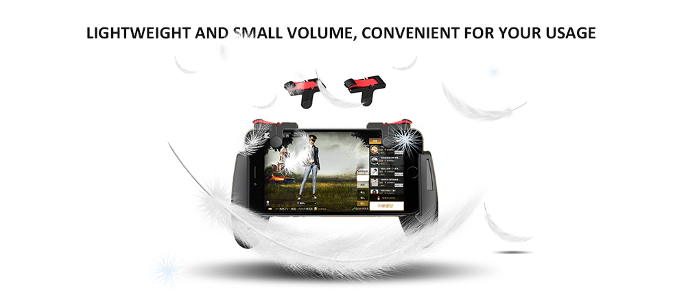 Creative Mobile Games Controller for Daily Use- Black