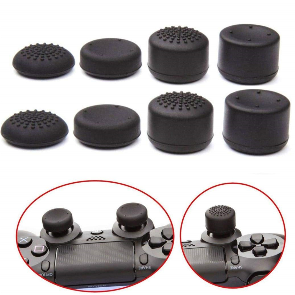 8PCS Silicone Controller Joystick Thumb Stick Grip Cap Cover for PS4/PS3/XboxOne