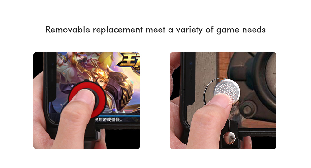 Gaming Trigger Mobile Phone Fire Button Shooter Controller and Gamepad- Black